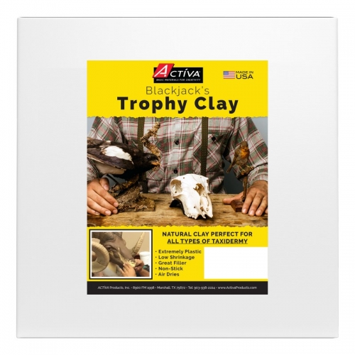 Blackjack's Trophy Clay™ Natural Clay For Taxidermy, 25 lb (11.34 kg)